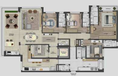 Imagem 14: Imperdível: Apartamento de Luxo com 4 suítes na Vila Romana, São Paulo - 325m², 5 vagas