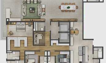 Imagem 3: 3 dormitórios na Alameda Dos Arapanés