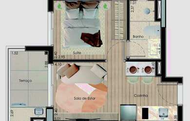 Imagem 14: APTO a venda na SAUDE/CHAC INGLESA com 31,23m2, 1 suite ) em predio com lazer excelente