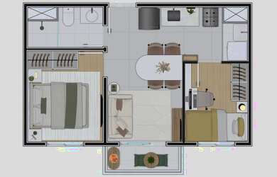 Imagem 16: 2 dormitórios na Rua Criciumal