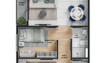 Imagem 3: Varandas 20 de Setembro - Apartamento à venda no bairro Coronel Nassuca - Guaíba/RS