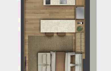 Imagem 8: 1 dormitório, 1 banheiros, 30M² de Área Construída