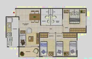 Imagem 5: Apartamento à venda no bairro Centro - Itaboraí/RJ