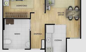 Imagem 7: Apartamento à venda no bairro Residencial Vale dos Sonhos I - Goiânia/GO
