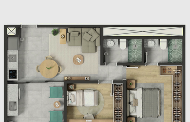 Imagem 4: 1 dormitório na Rua Fradique Coutinho