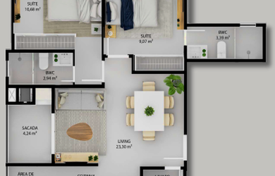 Imagem 4: APARTAMENTO RESIDENCIAL em Balneário Camboriú - SC, Nações