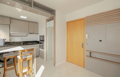 Imagem: 1 dormitório, 1 suítes, 1 banheiros, 1