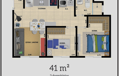 Imagem 5: Apartamento à venda no bairro Vila Londrina - Itaquaquecetuba/SP