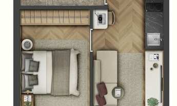 Imagem 5: Imperdível! Apartamento à venda em São Paulo-SP, Pinheiros, 1 quarto, 1 banheiro, 47,00m²