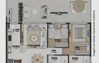 Imagem 11: Essence Lindóia, 3 dormitórios na Rua Bogota
