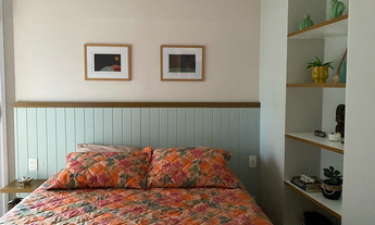 Imagem 6: Apresentamos um lindo apartamento de 2 quartos, sendo 1 suíte, com 2 banheiros, 1 vaga de