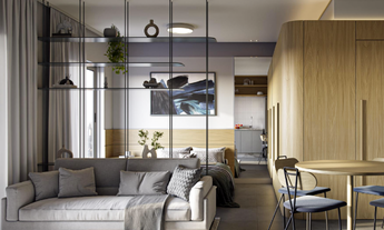 Imagem 6: Studio à venda em Curitiba, São Francisco, com 1 quarto, 30,62m²