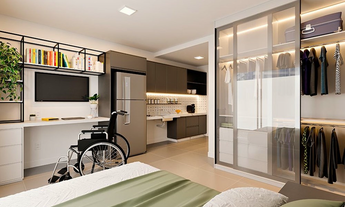 Imagem 2: Studio à venda em São Paulo, Barra Funda, com 1 quarto, 25m²