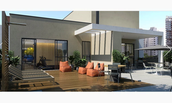 Imagem 7: Este studio de 25m², localizado no 3º andar e com terraço privativo, está à venda no exclu