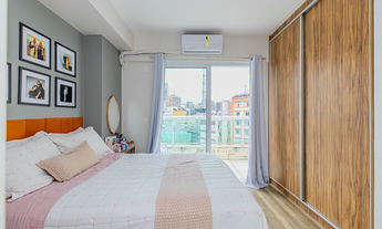 Imagem 7: Apartamento de 2 quartos, sendo 2 suítes, com 3 banheiros e 2 vagas de garagem. Com 80,00