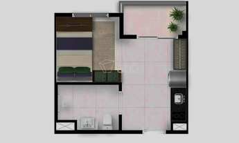 Imagem 7: Apartamento à venda em São Paulo, Itaim Bibi, com 1 quarto, 24m²