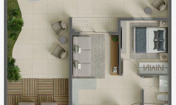 Imagem 6: 1 dormitório, 1 banheiros, 32M² de Área Construída