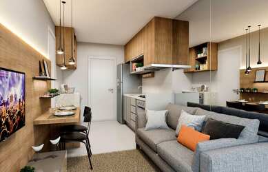 Imagem 2: Apartamento Padrão, 1 dormitório, 1 suítes, 1 banheiros