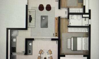 Imagem 2: Apartamento Padrão, 2 dormitórios na Rua Doutor Diogo De Faria