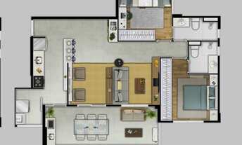 Imagem 3: Apartamento Padrão, 2 dormitórios na Rua Traituba
