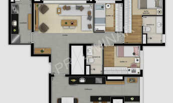 Imagem 15: Apartamento Padrão, 1 dormitório na Rua Ossian Terceiro Teles