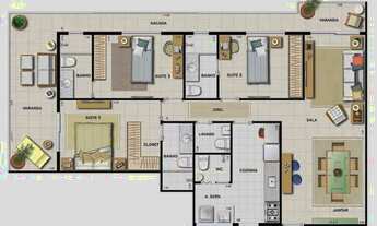 Imagem 13: Apartamento à venda no bairro Recreio dos Bandeirantes - Rio de Janeiro/RJ