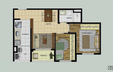 Imagem 11: Apartamento Padrão, 2 dormitórios na Rua Rizieri Negrini