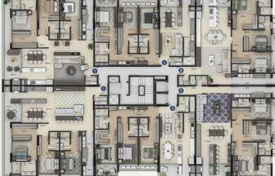 Imagem 15: Apartamento Padrão, 3 dormitórios, 3 suíte, 4 banheiro, 2 vagas na garagem