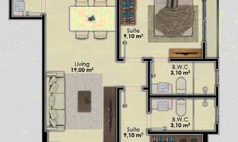 Imagem 4: Apartamento à venda no bairro Morretes - Itapema/SC
