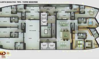 Imagem 4: JARDINS_DA_AURORA_TORRE_BEBERIBE, 4 dormitórios na Rua Da Aurora