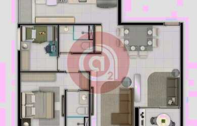 Imagem 2: PRIVILEGE JAQUEIRA, 3 dormitórios na Rua Cel. Uriel Sérgio Gardim