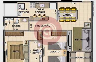 Imagem 7: DUETTO à Venda Apartamento com 2 dormitórios