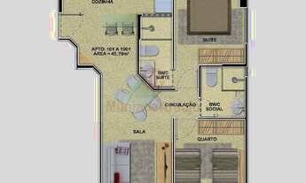 Imagem 2: Maria Renda, 2 dormitórios na Rua Dos Navegantes