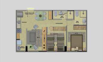 Imagem 7: Maria Renda, 2 dormitórios na Rua Dos Navegantes