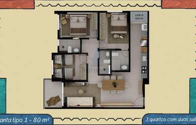Imagem 7: EDF. BAJADO AQUARELA