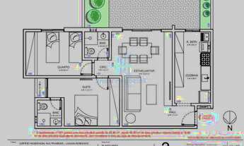 Imagem 3: LAGUNA RESIDENCE, 1 dormitório, 1 banheiros, 10M² de Área Construída