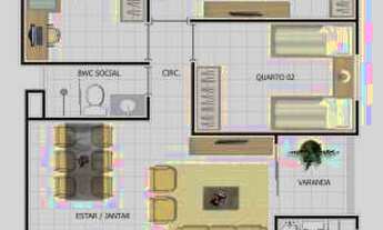 Imagem 2: EDIFÍCIO FELICE, 3 dormitórios na Avenida Eraldo Lins Cavalcante
