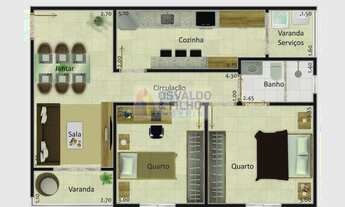 Imagem 4: Residencial Acauã, 2 dormitórios na Avenida Brasil