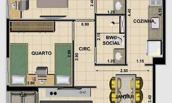 Imagem 5: DUETTO à Venda Apartamento com 2 dormitórios