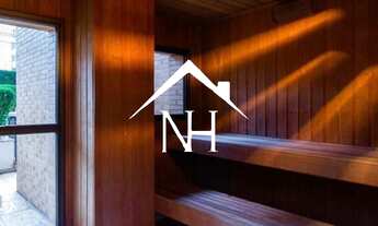 Imagem 4: Duplex de 228m com 4 suítes com varanda, 4 vagas, piscina aquecida, espaço gourmet, academ