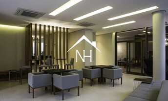 Imagem 7: Studio de 44m com varanda envidraçada, ar condicionado, 1 vaga, área de serviço, sauna, sa