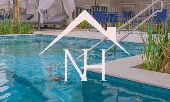 Imagem 3: Apartamento de 50m c/ 2 dormitórios, terraço gourmet, 2 vagas, playground, piscinas, quadr