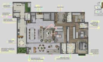 Imagem 2: Apartamento 252m c/ 4 suítes (1 master),3 vagas, hall privativo,terraço gourmet, brinquedo