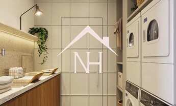 Imagem 4: Apartamento de 80m c/ 2 suítes, terraço gourmet, 1 vaga, piscinas, bicicletário, lavanderi