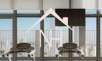 Imagem 3: Studio de 35m c/ dormitório e terraço, piscina, solarium, churrasqueira gourmet, fitness