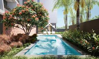 Imagem 2: Studio de 35m c/ dormitório e terraço, piscina, solarium, churrasqueira gourmet, fitness