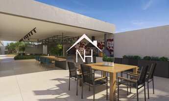 Imagem 2: Studio de 38m c/ dormitório e terraço, piscina, solarium, churrasqueira gourmet, fitness