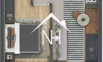 Imagem 3: Studio na Vila Clementino de 38m c/ terraço gourmet,1 dormitório,piscina,salão de festas e