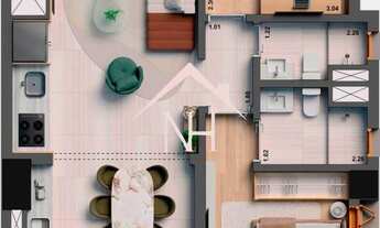 Imagem 2: Apartamento de 70m no Jardim Paulista c/ terraço gourmet,2 dormitórios(1 suíte),piscina,fi