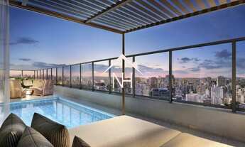 Imagem 5: Studio em Pinheiros de 23m com terraço,piscina,sauna,bicicletário,fitness,pool bar,pet pla